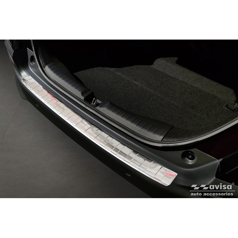 RVS Achterbumperprotector  Honda Jazz Crosstar Hybrid 2020- 'Ribs'