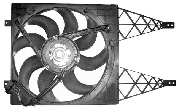 Radiator FAN IBIZA/VW Polo 9N 01-05 393mm CORDOBA/FABIA