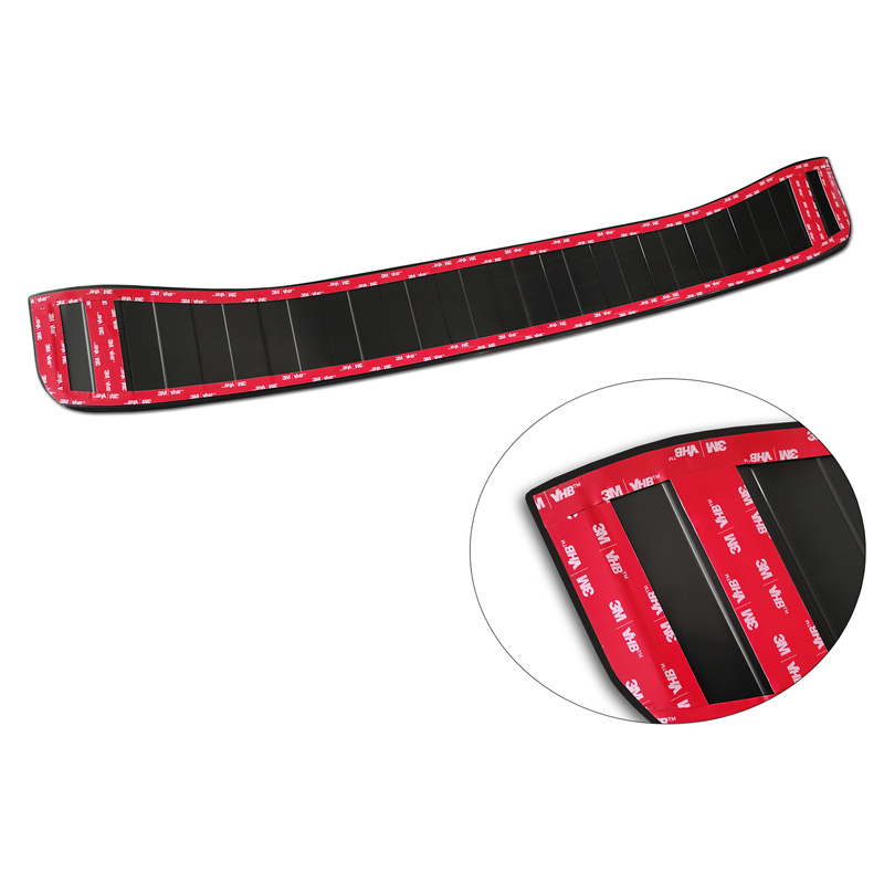 Zwart RVS Achterbumperprotector  Toyota Corolla XII HB 2019- (incl. GR-Sport) 'Ribs'