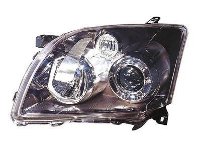 koplamp, H7+H1, elektr verstelb, rechts, 07/2006-Toyota Avensis,