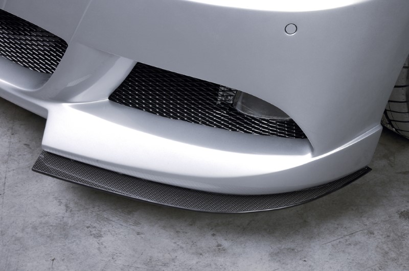 Spoilerzwaard Carbon voor Voorbumper BMW E90 met ABE Rieger