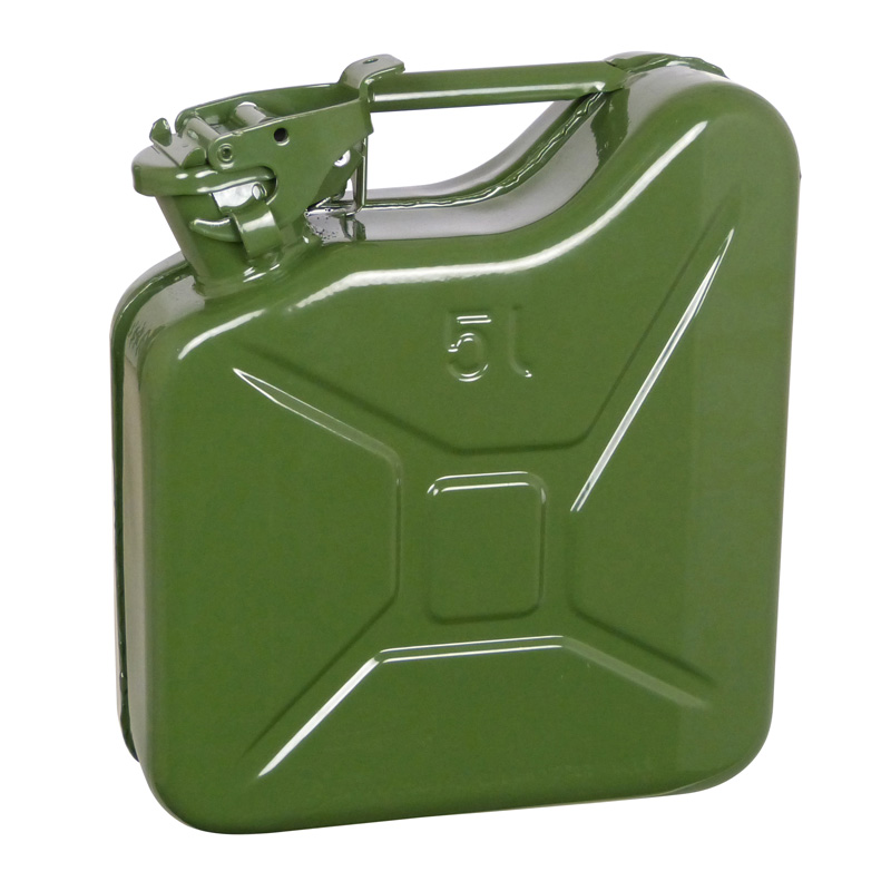 Carpoint Benzinekan / Jerrycan 5L groen metaal UN-keur