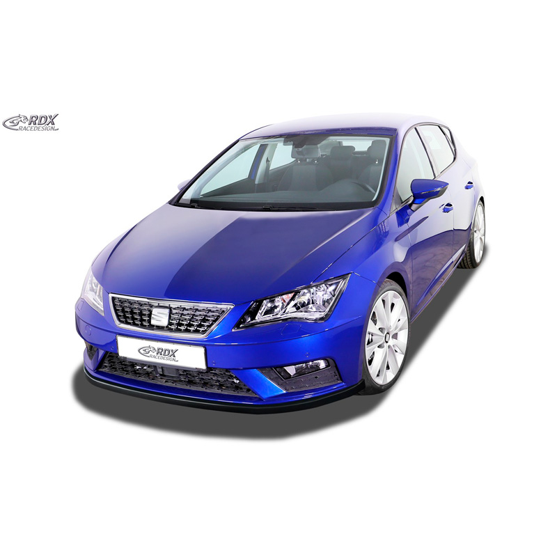 Voorspoiler  Seat Leon 5F SC/5-deurs/ST Facelift 2017-2020 excl. FR/Cupra (ABS zwart glanzend)