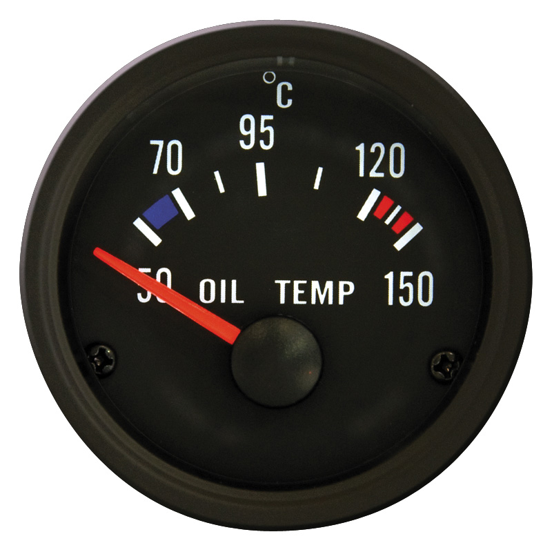 Performance Instrument Zwart Olietemperatuur 50-150C 52mm