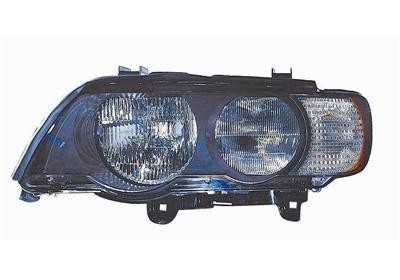 koplamp, H7+H7, witte knipper, elektr verstelb, incl stelmotortj