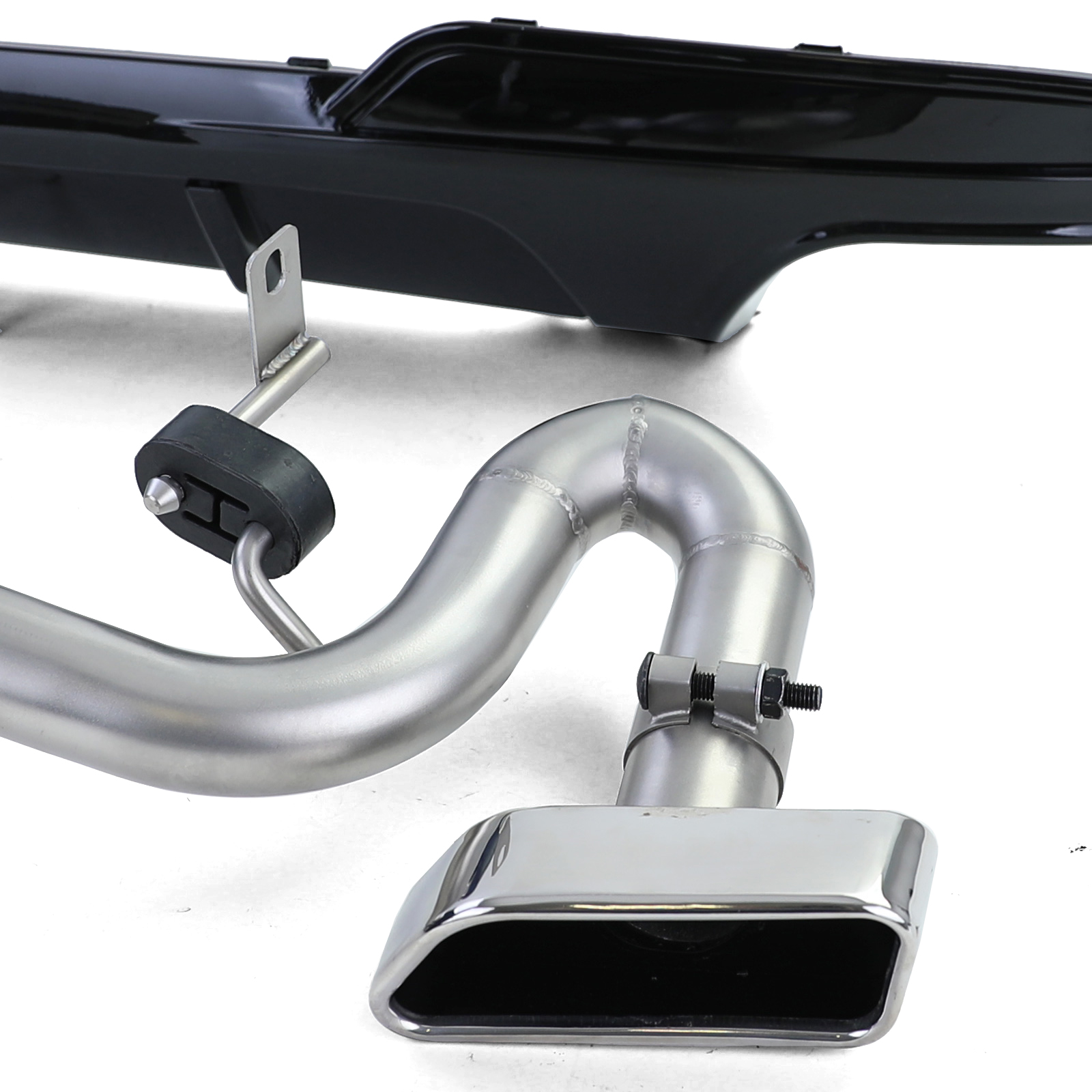 Diffuser BMW 5 Serie M Pakket F10 F11 Zilveren Sierstukken
