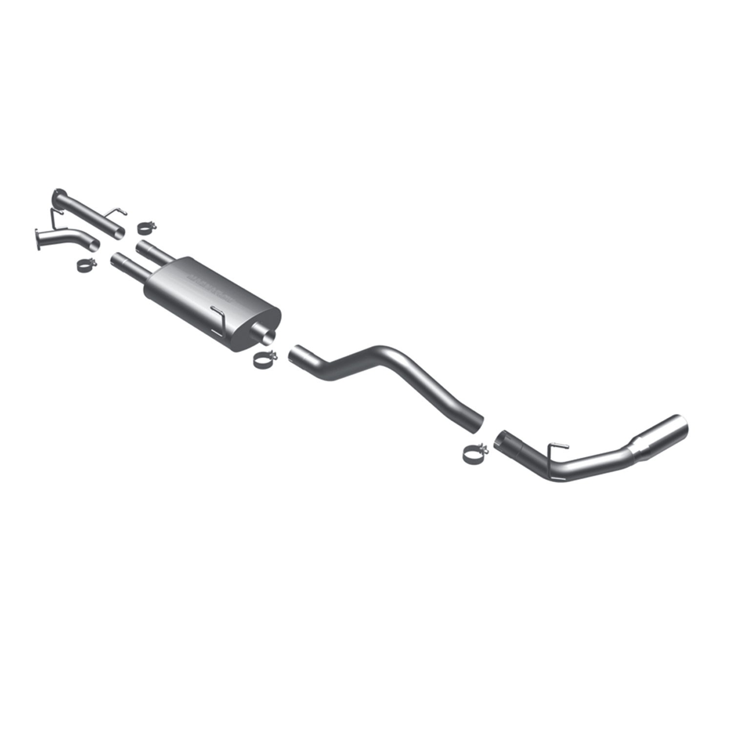 Toyota Cat-Back 07 5.7 Tundra SC/SB Single Magnaflow Cat-Back