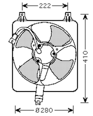 Airco fan ACCORD 93-98 CC 7/8/9 2.0I/2.2I/2.3I-16V +AC
