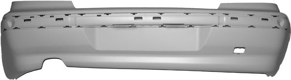 AchterBumper Peugeot 406 99-04 SPUITBAAR