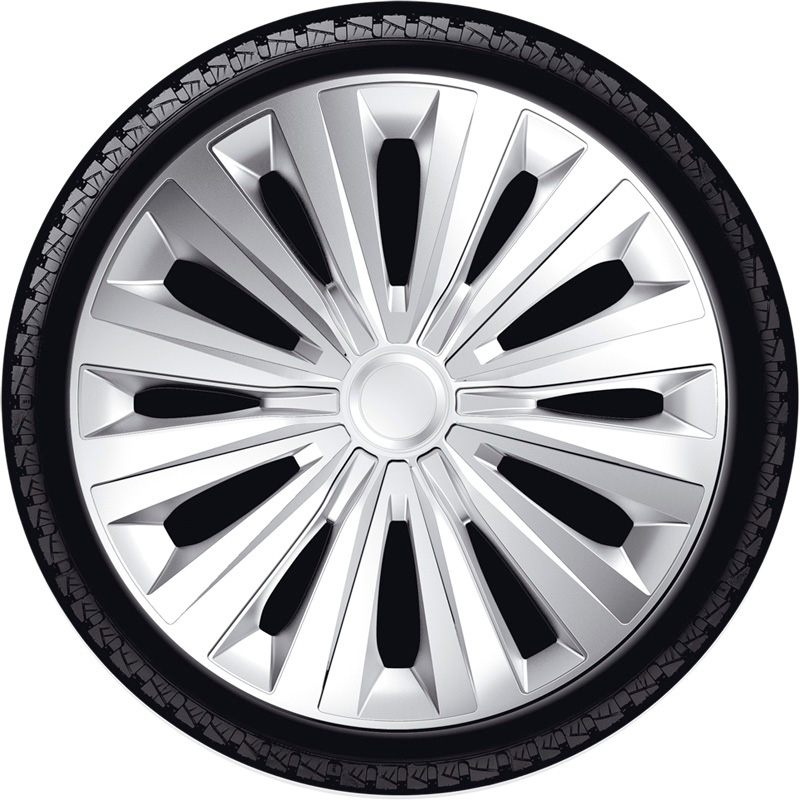 4-Delige J-Tec Wieldoppenset Multi 13-inch zilver