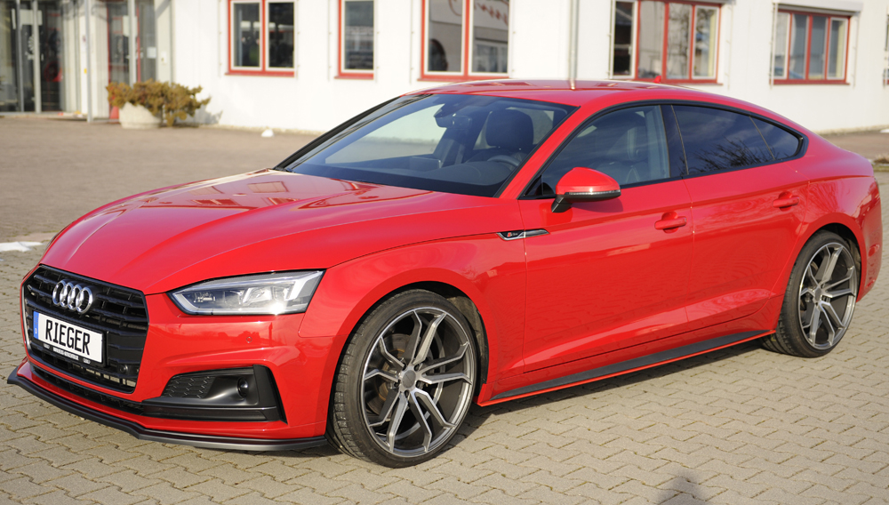 Voorspoiler Audi A5 B9 F5 S-Line Rieger