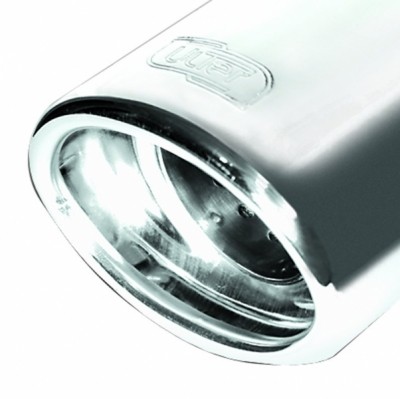 Einddemper duplex Audi A3 8P 2002-2012 RVS eindstuk 120x80mm ova