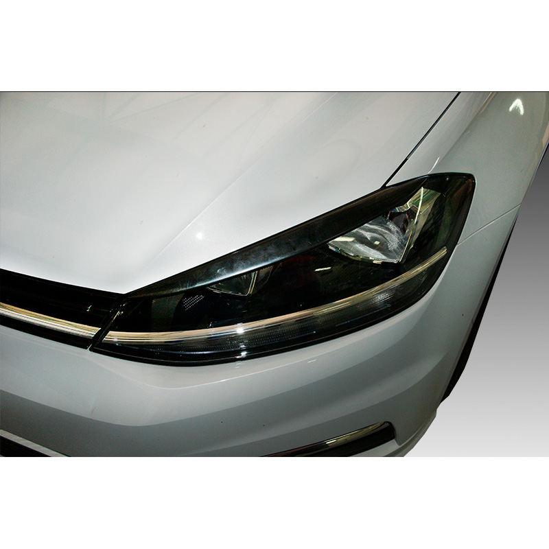 Koplampspoilers  Volkswagen Golf VII Facelift 2017- (ABS)