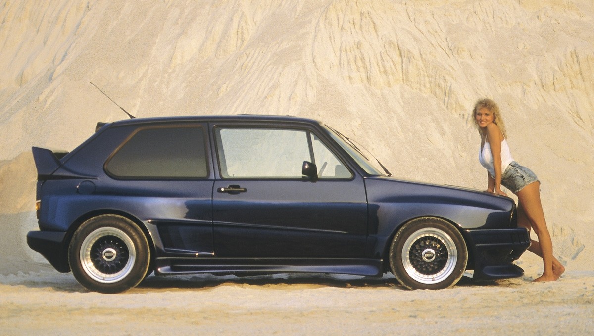 Voorschermen Breedversie ll VW Golf I Polyester Rieger