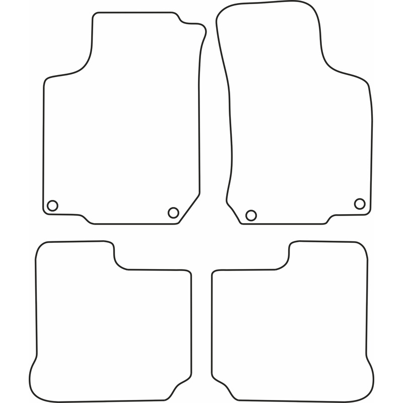 Automatten Velours  Seat Leon 1999-2005 / Toledo 1999-2004