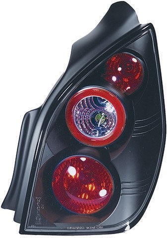 Achterlichten Citroen C2 03-08 Zwart