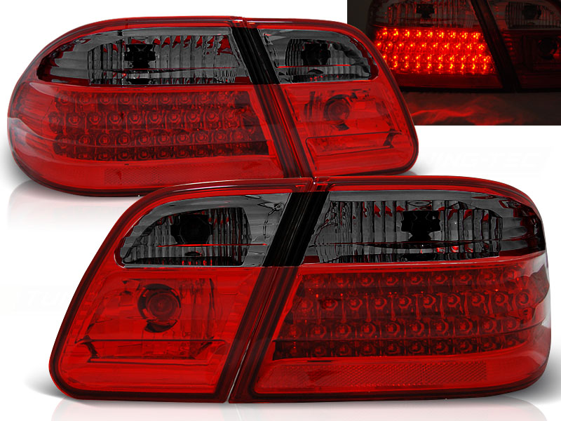 Achterlichten Mercedes E-Class W210 95-02 LED rood/smoke