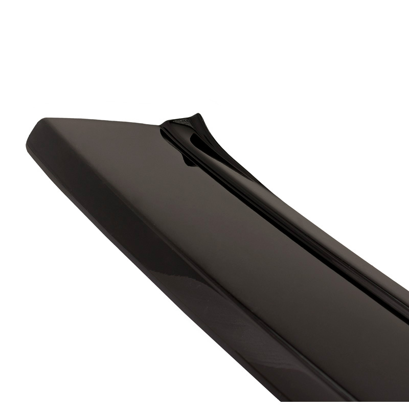 ABS Achterbumper beschermlijst  Dacia Sandero Stepway 2012-2020 'Ribbed' Glanzend zwart