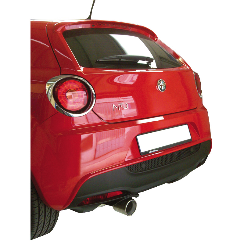 100% RVS Sportuitlaat  Alfa Romeo Mito 1.4JTS (155pk) 8/2008- 102mm