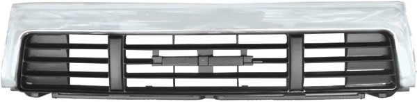 Radiator Grill TARO/HILUX 89-91 Chroom/ZWART