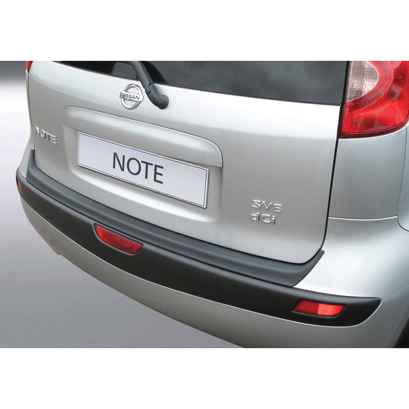 ABS Achterbumper beschermlijst  Nissan Note 2006-2013 Zwart