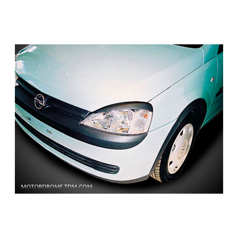 Koplampspoilers  Opel Corsa C 2000-2006 (ABS)