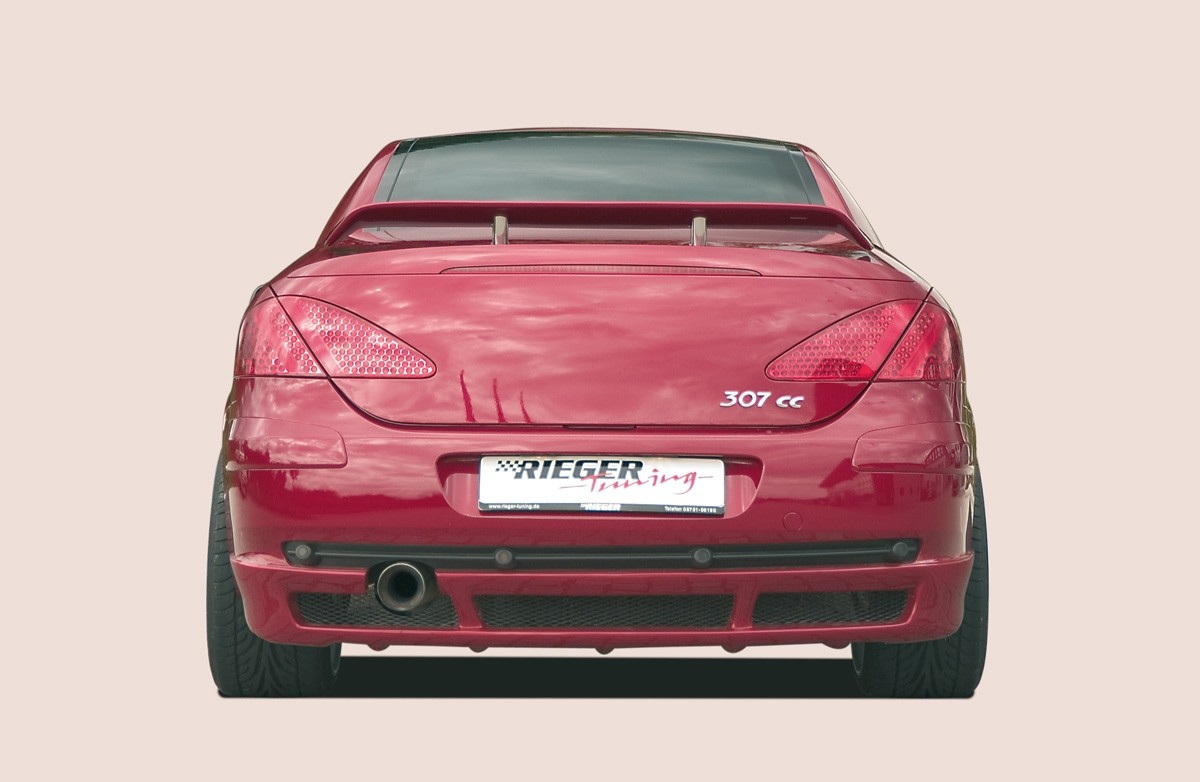 Achterbumper Diffusor Peugeot 307 CC Rieger