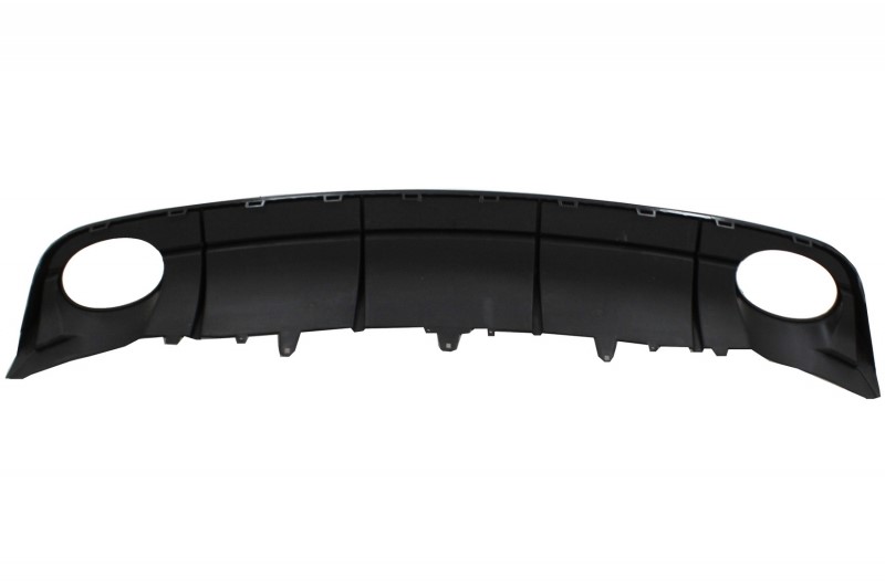 Achterbumper diffusor Audi A6 4G 2015-2018 RS6 Design Zwart S-Line