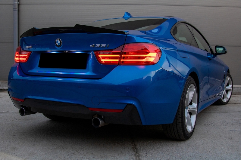 Achterspoiler Cap BMW F32 M4 look CSL mat zwart