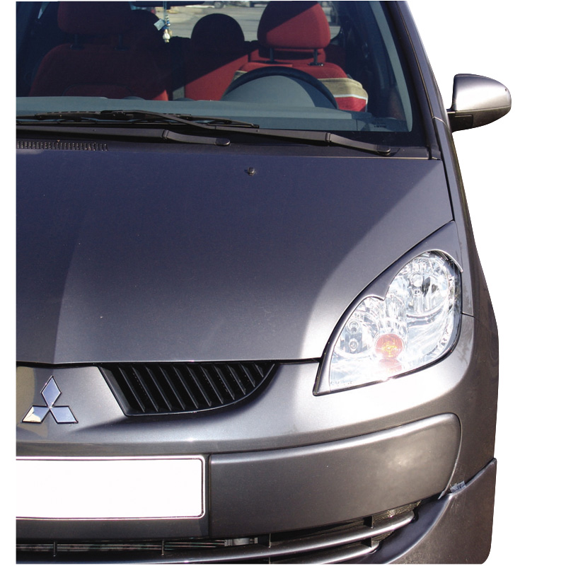 Koplampspoilers  Mitsubishi Colt CZ3 3-deurs 2004-
