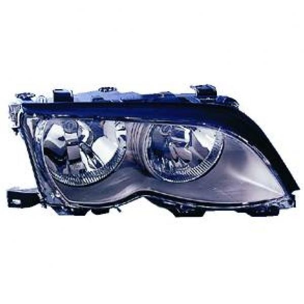Koplamp rechts BMW E46 01.05 met MOTOR voor LWR