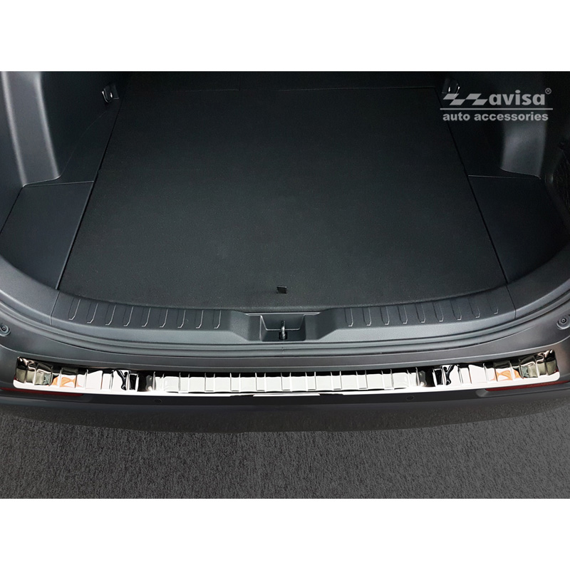 Chroom RVS Achterbumperprotector  Toyota RAV4 (5th Gen.) 2018- & Suzuki Across 2020- 'Ribs'