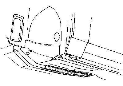 chassisbalk, rechts Ford Fiësta, 1983-1989