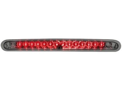 3e remlicht Peugeot 206 LED met 14 leds zwart-chroom