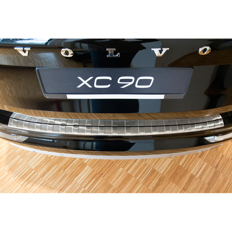 RVS Achterbumperprotector  Volvo XC90 2015-2019 & alle Facelift modellen 'Ribs'