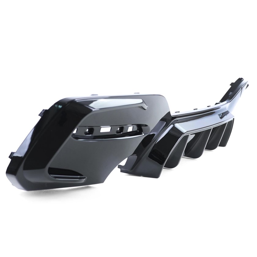 Diffusor BMW 1-Serie F20 / F21 Facelift M-Pakket Glans Zwart