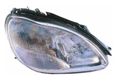 koplamp, H7+H7, links,-09/2002 Mercedes S klasse, W220, 1998-200