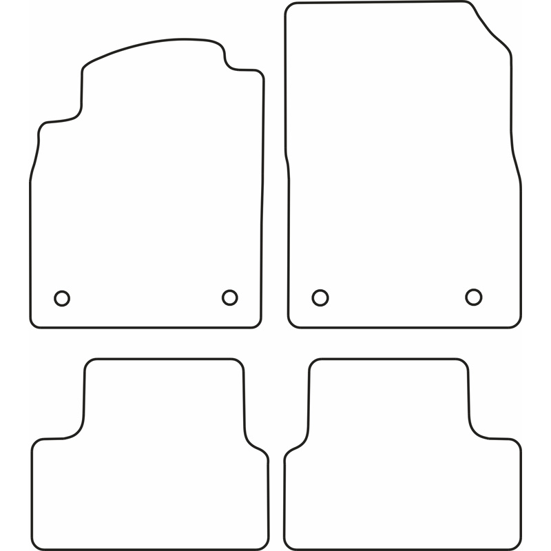 Automatten  Chevrolet Cruze 2009-