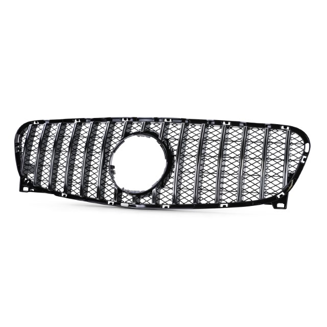 Grill Mercedes GLA X156 13-16 Glans Zwart/Chroom GT Look