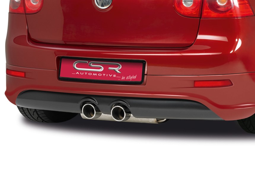 Achterbumper Diffusor VW Golf V Mat Zwart