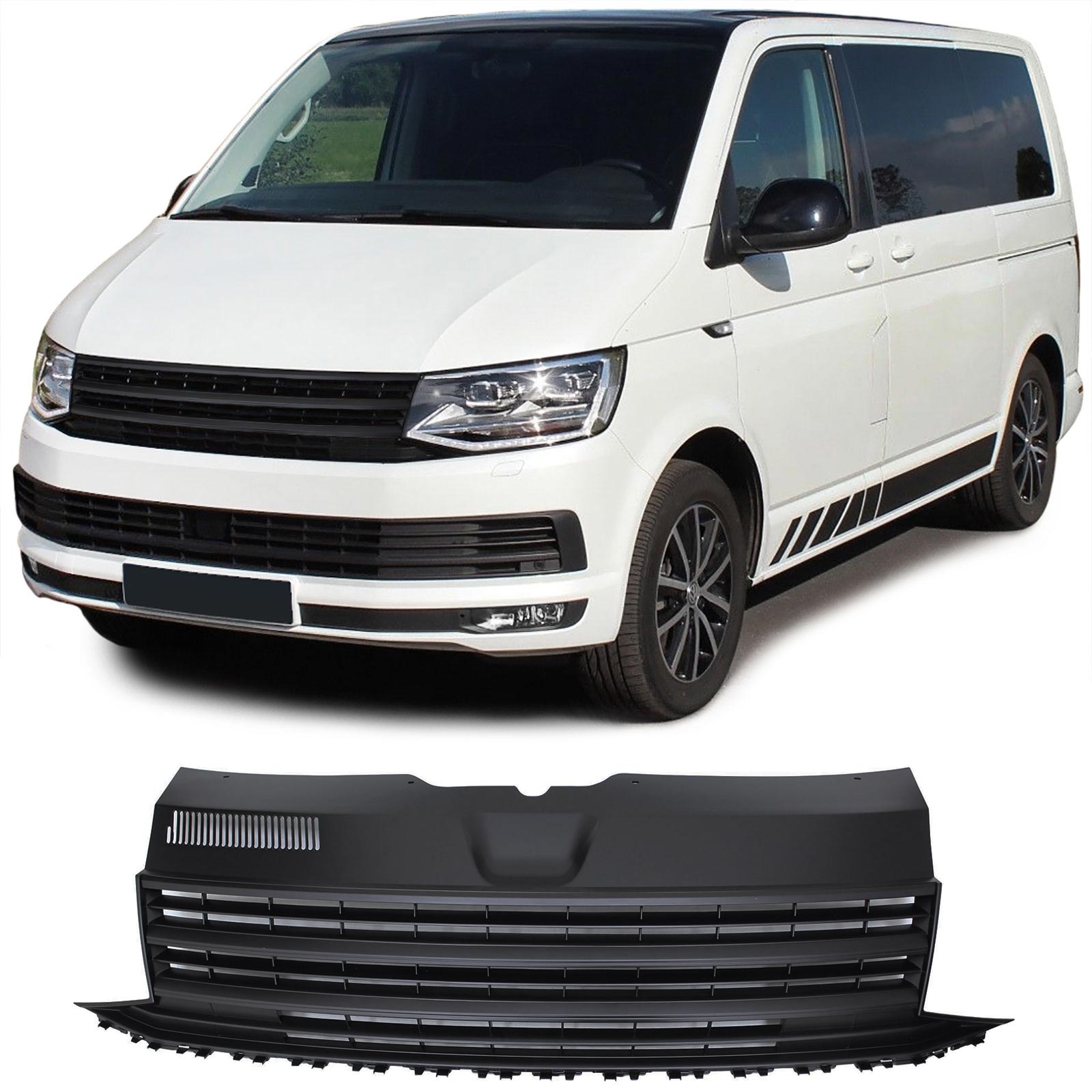 Grill VW T6 Transporter Zwart