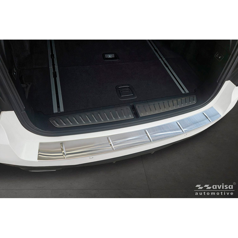 Avisa RVS Achterbumperprotector  BMW 5-Serie G31 M-Sport Touring Facelift 2020-2024 'Ribs'