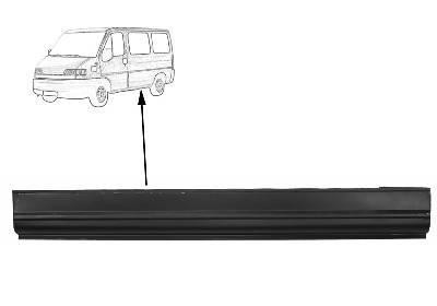 zijpaneel, onder, rechts Fiat Ducato, 1994-2002
