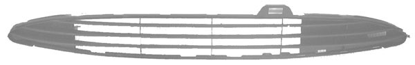 VoorBumper Grill Peugeot 206 98->> voor 050/051/052
