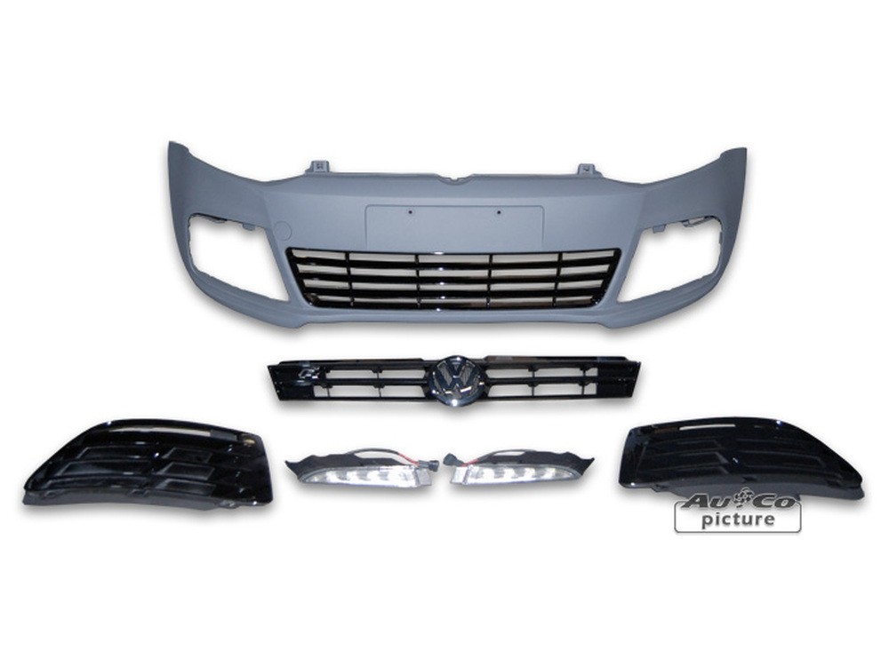 Voorbumper passend voor VW Polo 6R R-Look Compleet