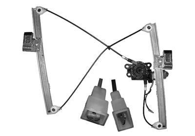 raammechanisme, incl motor, voorportier, rechts Audi A4, 1994-19
