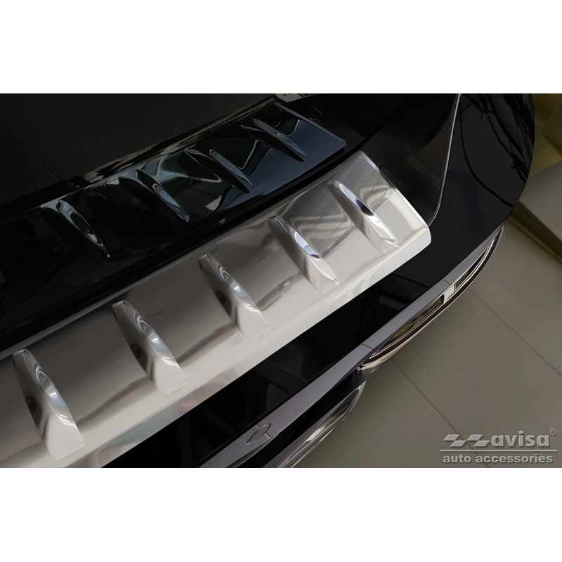 RVS Achterbumperprotector  BMW 7-Serie (G70) 2023- met M-Pakket 'Ribs'