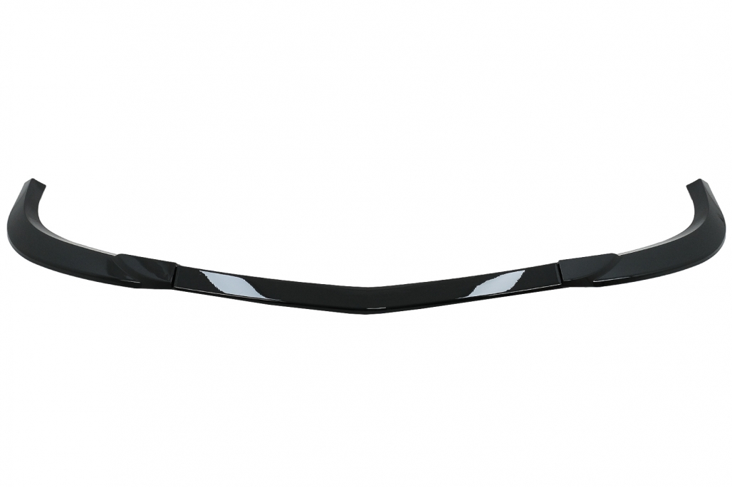 Voorspoiler passend voor Mercedes C klasse W204 S204 C204 Sport Line Facelift (2011-2015) Glans Zwart