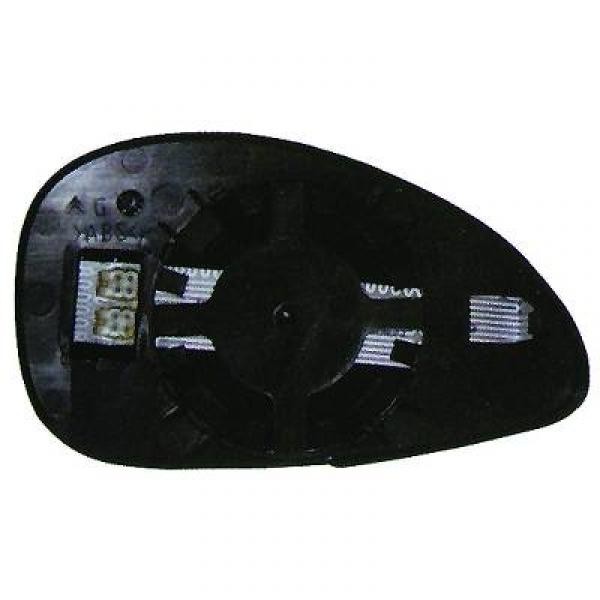 Spiegel glas links CITROEN C4, 04-11 ELEK.VESTELBAAR/VERWARMBAAR