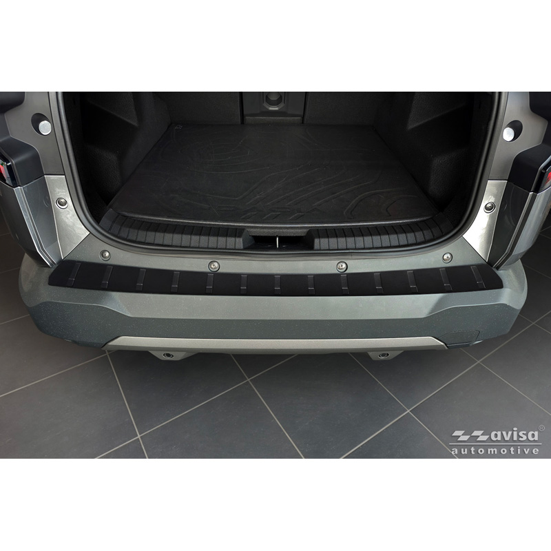 Avisa Matzwart RVS Achterbumperprotector  Dacia Bigster 2024- 'Ribs'